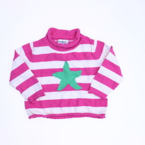 Bambino Girls Pink Sweater size: 6-12